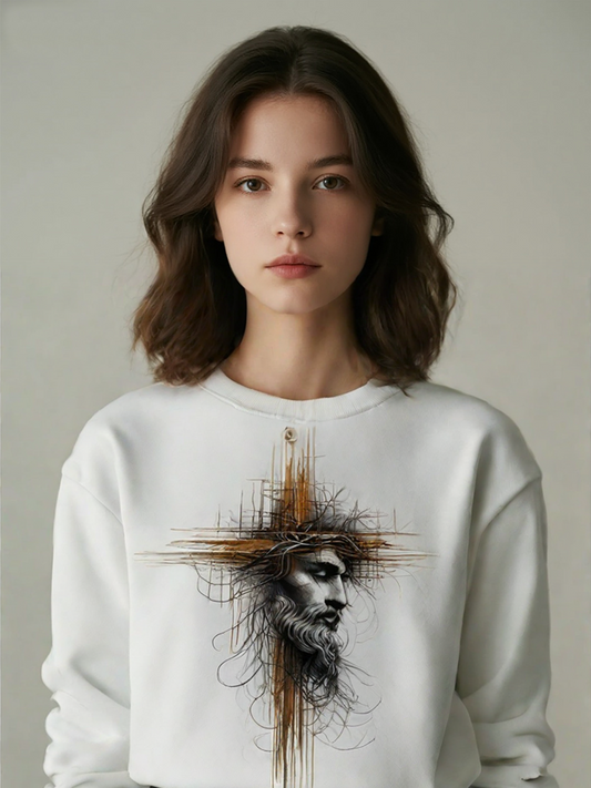 Women's Christian Jesus Long Sleeve Casual Top